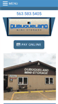 Mobile Screenshot of dubuquelandstorage.com